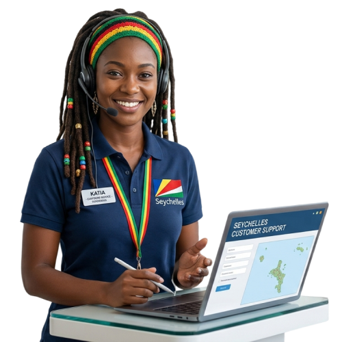 Katia, agente du service client